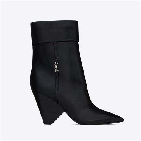 ysl niki boots black|Saint Laurent Niki Booties .